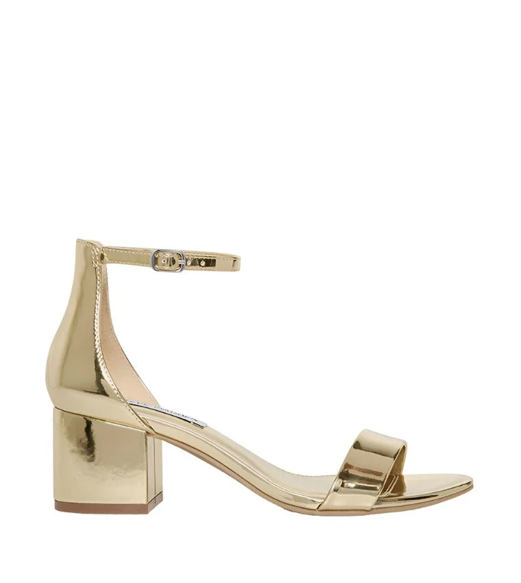 Steve madden ileana gold women's heels